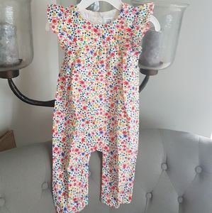 Baby Gap Floral Romper 6-12 months New w tags